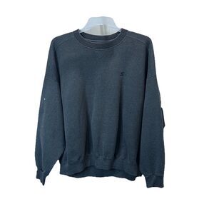 Vintage Starter Pro80 Heavyweight Mens Pullover Sweater Sweatshirt Gray Size 2XL